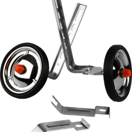 Zijwielen Pex Stabilisator 12-20 Univ stel Zilver