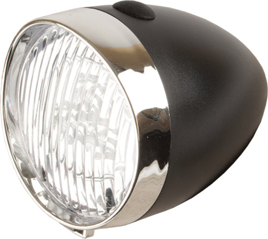 Fiets koplamp XLC Retro Hollands Holl Batt Balh 10 Zwart