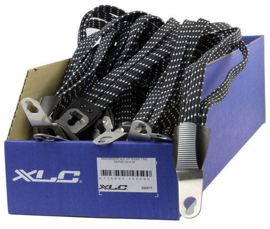 Snelbinder XLC WP WIDEK Trio AS-PAD set van 20 Zwart Grijs
