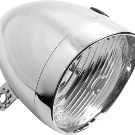 Fiets koplamp XLC Retro Hollands Holl Batt Balh 10 Chroom