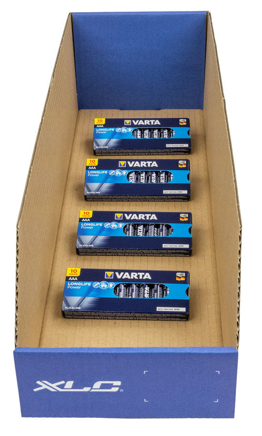 Batt XLC WP Varta Penlite LR03 AAA H.E set van 40