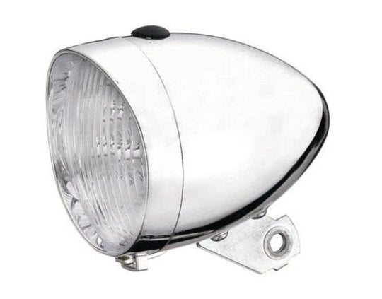 Fiets koplamp Retro Hollands Holl Batt Balh Chroom