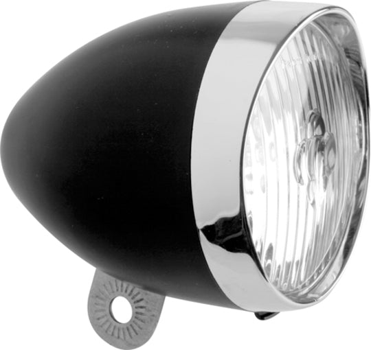 Fiets koplamp Retro Hollands Holl Batt Balh Zwart