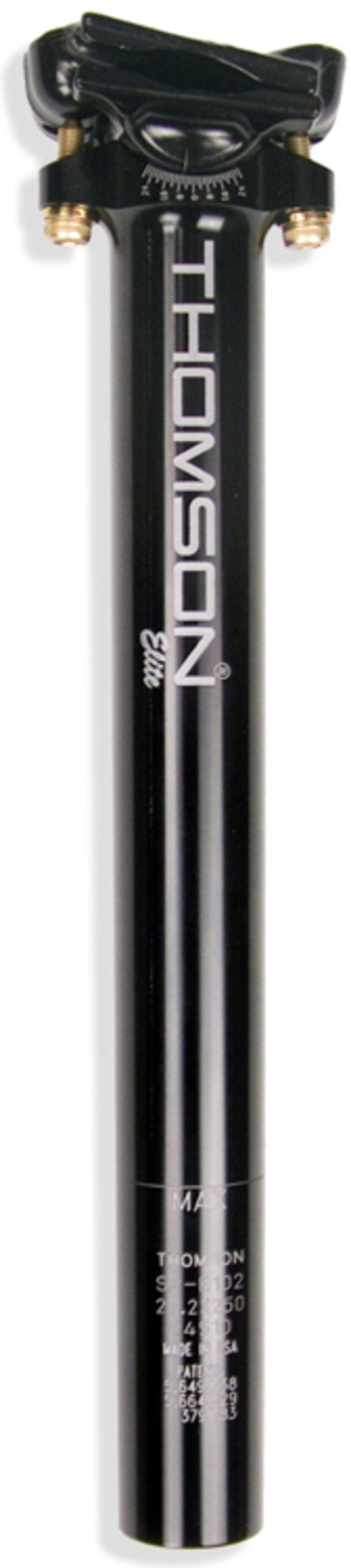 Zadelpen Thomson Elite Thom 27.2X410 Zwart