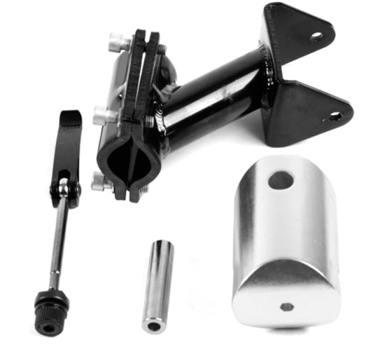 Aanhd Fiets Koppeling Zadelpen Zwart
