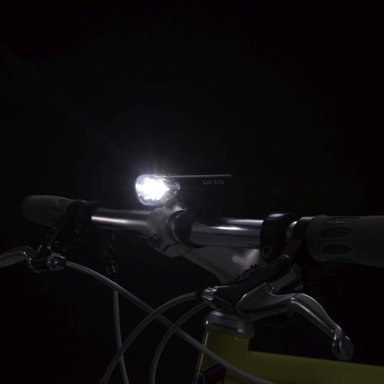 Fiets koplamp Cateye HL-EL135N 3 Batt Stuur Zwart