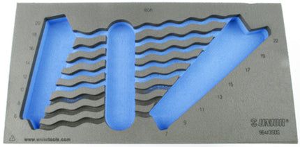 Foam Inlay Unior Gereedschapwagen Ringsleutelset