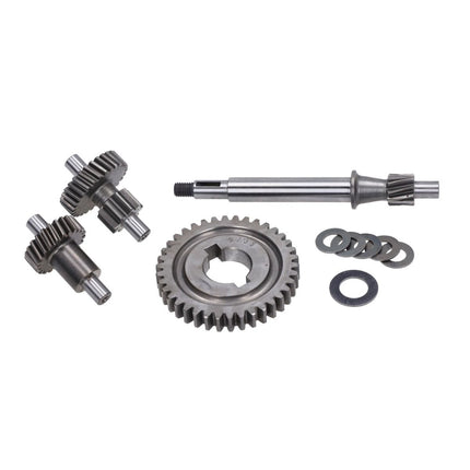 Overbrengingset pinasco compleet 12.3:1 vespa, ciao, si, bravo, grillo 26271450
