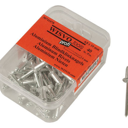 Popnagel Wisvo 4.8X10 set van 40