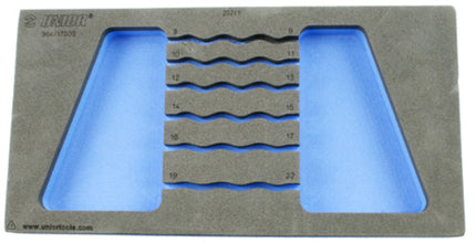 Foam Inlay Unior Gereedschapwagen Dopkniesleutelset