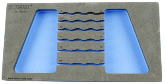 Foam Inlay Unior Gereedschapwagen Dopkniesleutelset