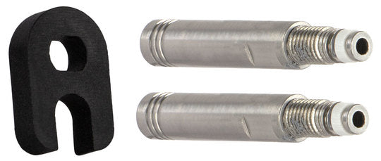 Ventielverlenger CO 20MM set van 2 Zilver