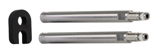 Ventielverlenger CO 60MM set van 2 Zilver