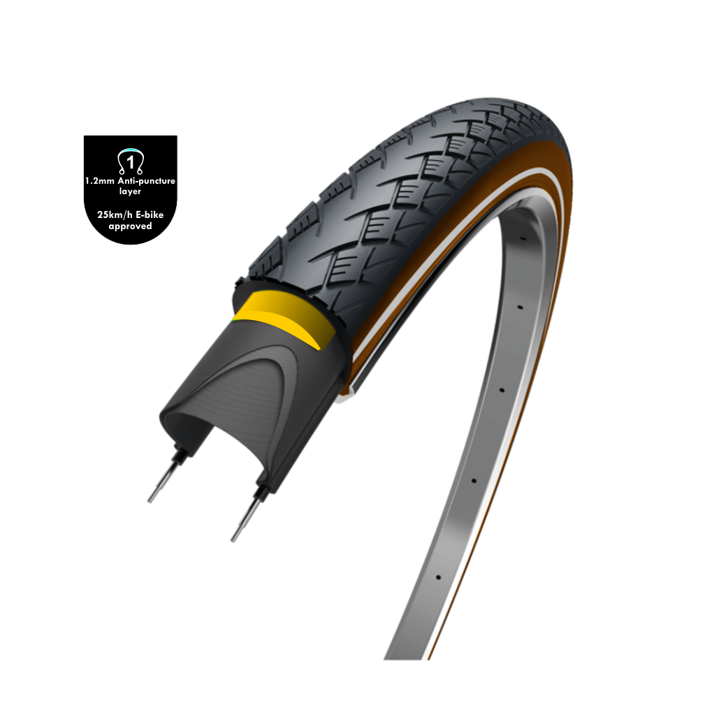 EA0701A WOLFF 28x1.75 W3116 1.2mm zw/br