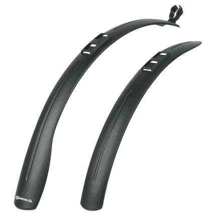 Spatbordset 26-28 inch SKS Beavertail XL Zwart