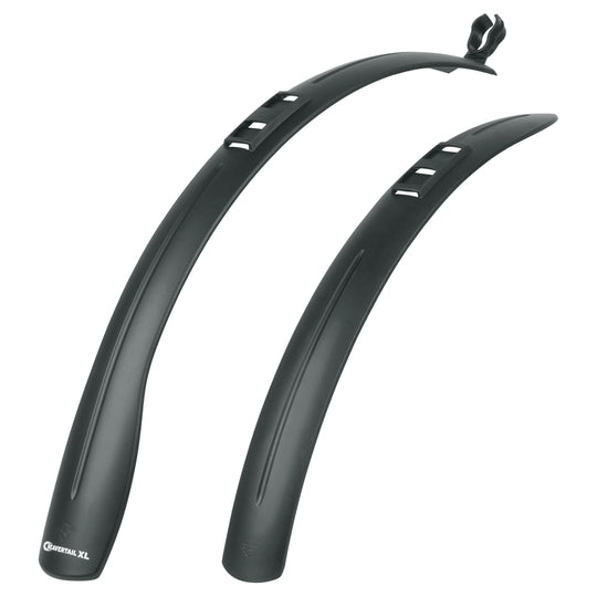 Spatbordset 26-28 inch SKS Beavertail XL Zwart
