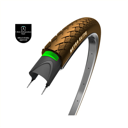 EC0201D Wolff 28x1.75 W3109 1mm brun