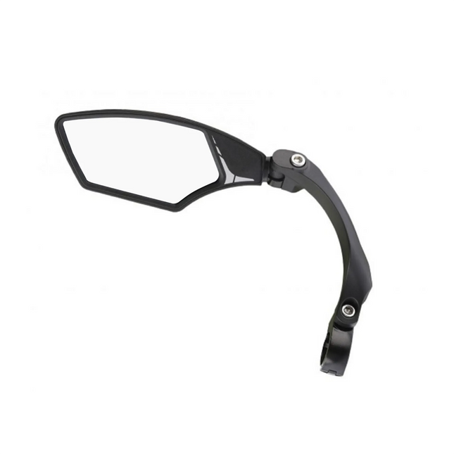 fiets spiegel - Mirage spiegel Luxury met blank glas en klem