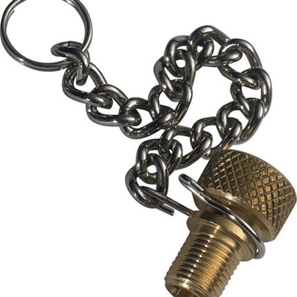 Pomp SKS Slangnippel M/KETTING Koper