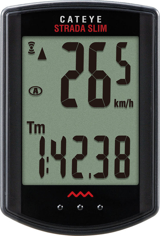 Fietscomputer Cateye Strada Slim RD310W Zwart