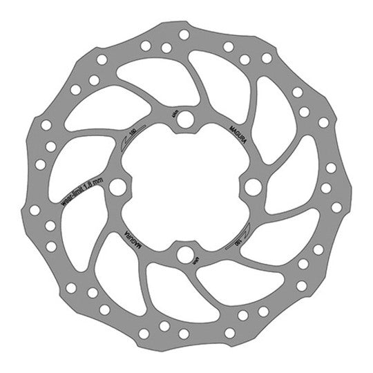 MAG Schijf Storm Rohloff 4GTS 160MM Zilver