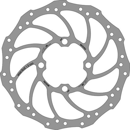 MAG Schijf Storm Rohloff 4GTS 180MM Zilver