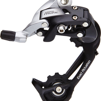 Achterderailleur Sram Rival22 Wifli 11V Medium Cage Zwart Grijs