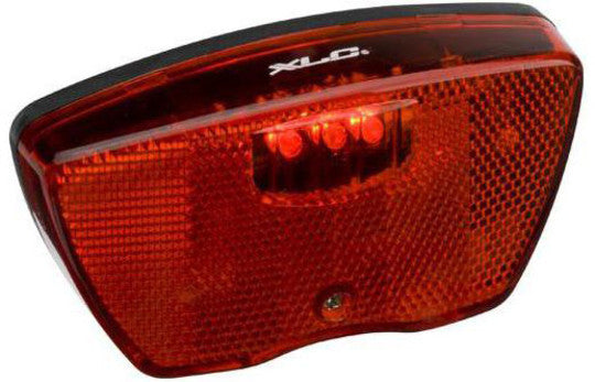 Fiets achterlicht XLC 4031 Batt 80MM Bulk 100 Zwart