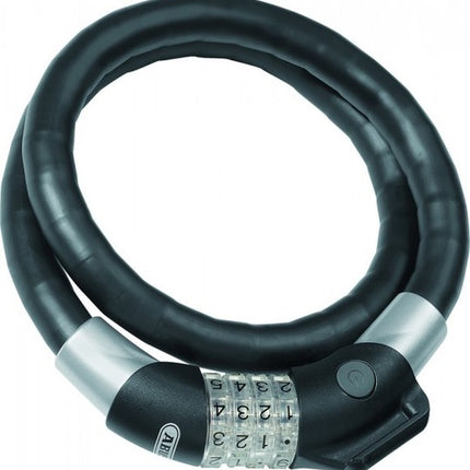 Kabelslot Abus Steel-O-Flex Raydo Pro 1460 Kabel Code 85x20 Zwart