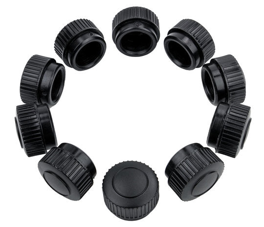 Dynad DOP DIK Kort PVC Zwart set van 10