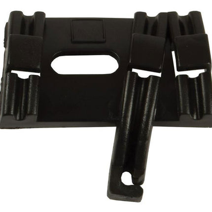 Geleider Bracket PVC 3 Kabel set van 10 Kabed Zwart
