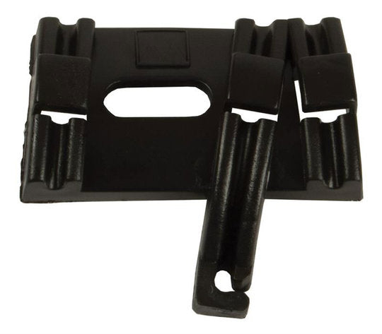 Geleider Bracket PVC 3 Kabel set van 10 Kabed Zwart