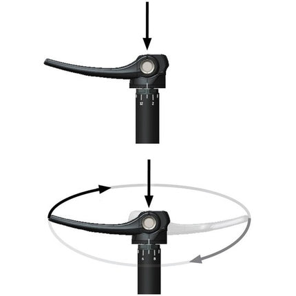 SRAM Blocage Maxle Ultimate TA 100-15 naaf Zwart