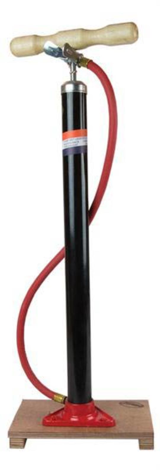 Vloerpomp Jumbo Voet M/PLANK+SLANG 12 Zwart
