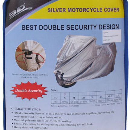 Scooterhoes Edge universeel - zilver