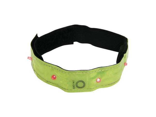 Armband Dresco reflecterend met leds (1 stuks)