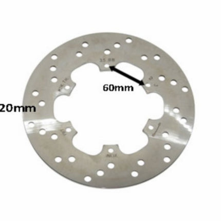 disque de frein Piaggio original pour 220mm gilera runner, gp1, gts 310, gts tous mod., gtv 310, gts super 300cc, liberty post, nrg power 56484r