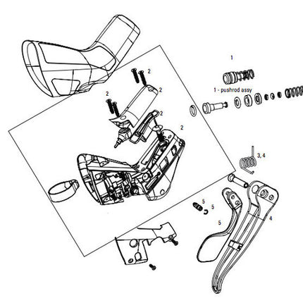 SRAM Race Reservoir KAP Kit R