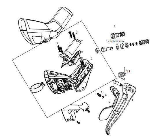 SRAM Race Reservoir KAP Kit R