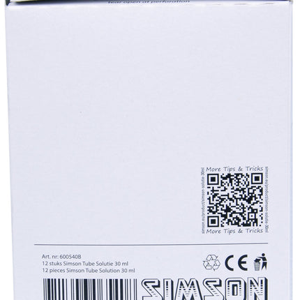 Solutie Simson groot (12x tube á 30ml)