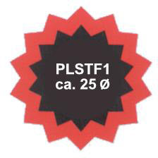 Rustine Tip Top F1 ø25mm (100 Pièces)