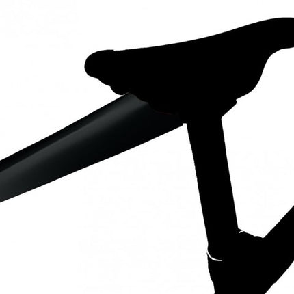 Velox Clip-On Double Fold Saddle Mudguard - Black