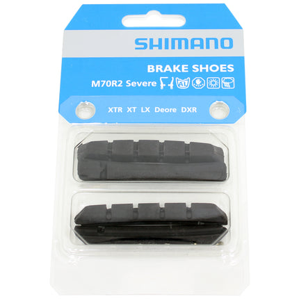 Remrubber Shimano XTR / XT / LX / Deore / DXR M70R2 (+1mm) - 2 paar