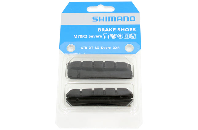 Remrubber Shimano XTR / XT / LX / Deore / DXR M70R2 (+1mm) - 2 paar