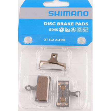 Schijfremblokset Shimano Deore XT G04S Metal BR-M8000 (1 paar)