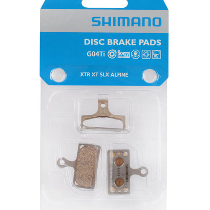 Schijfremblokset Shimano XTR / XT/ SLX / Alfine G04TI metal
