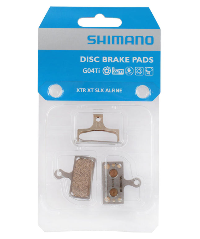 Schijfremblokset Shimano XTR / XT/ SLX / Alfine G04TI metal