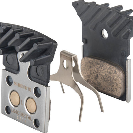 Schijfremblokset Shimano L04C Metal met koelvinnen