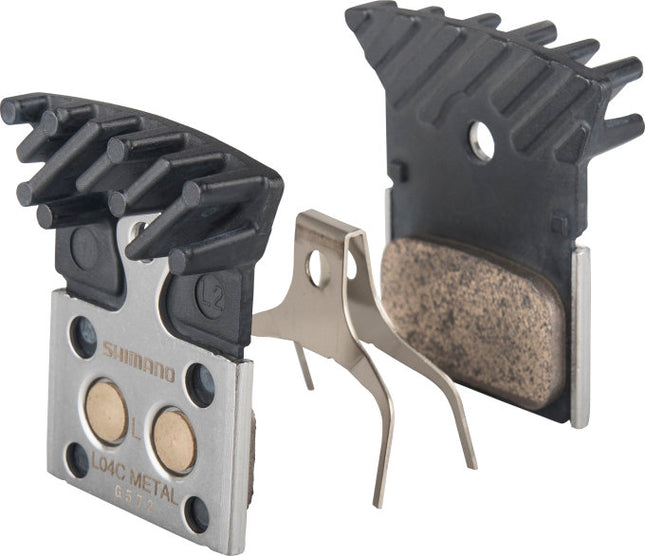 Schijfremblokset Shimano L04C Metal met koelvinnen