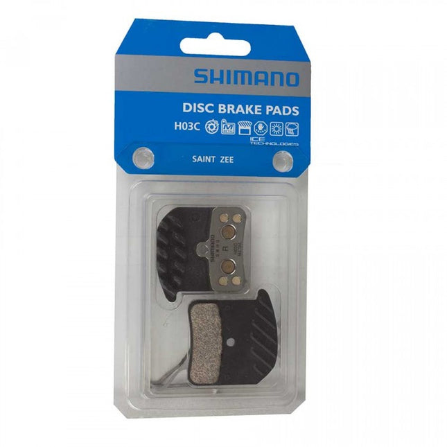 Schijfremblokset Shimano Saint / Zee H03C Metal met koelvinnen